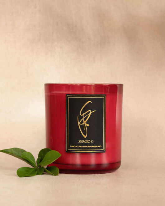 Luxury soy candle by SERGIO G